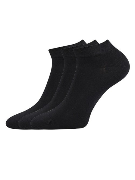 Lonka Set od tri - čarape Lonka niske crne