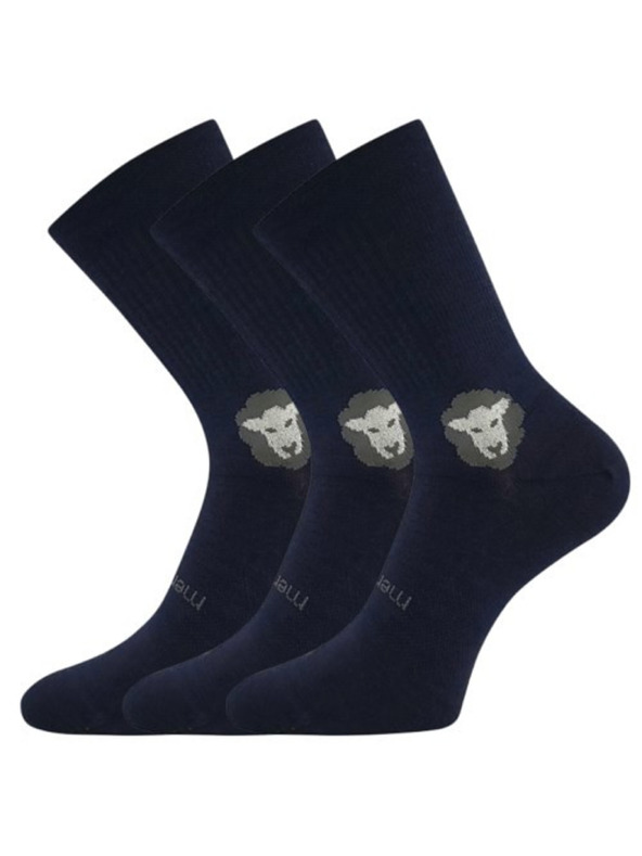 VoXX Set od tri - čarape VoXX merino plave