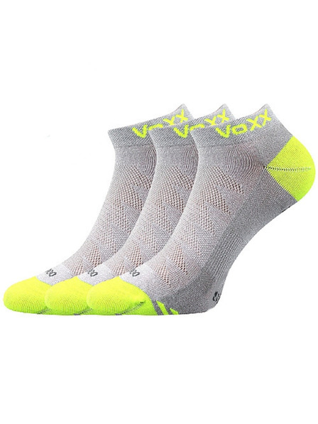 VoXX Set od tri - čarape VoXX bambusne svijetlo sive