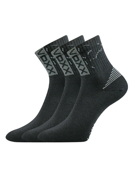 VoXX Set od tri - čarape VoXX tamno sive