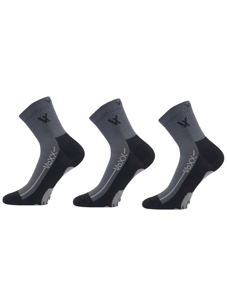 VoXX Set od tri - čarape VoXX tamno sive