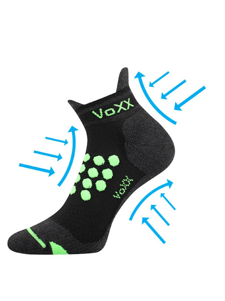VoXX Čarape VoXX kompresijske crne