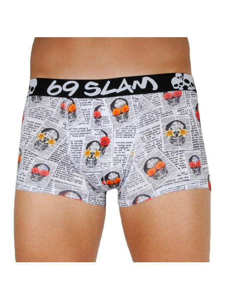 69slam Muške bokserice 69SLAM hip newspaper