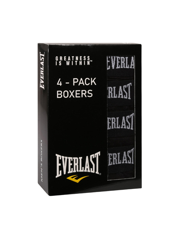 Everlast Set od četiri - muške bokserice Everlast crne