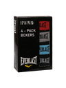 Everlast Set od četiri - muške bokserice Everlast crne