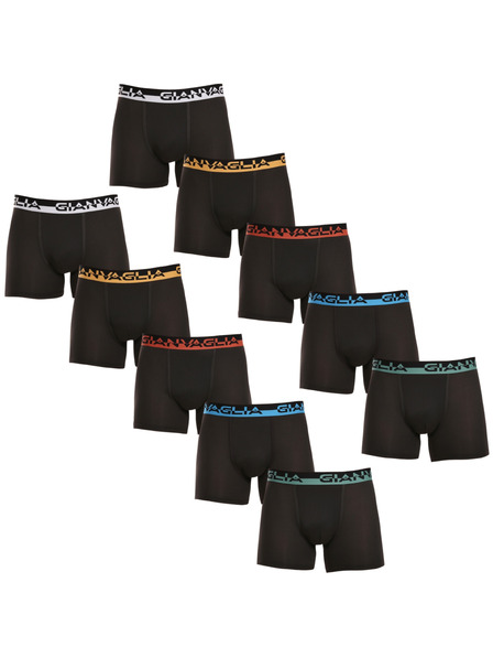 Gianvaglia Set od deset - muške bokserice Gianvaglia crne