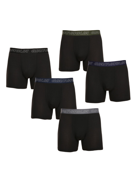 Gianvaglia Set od pet - muške bokserice Gianvaglia crne