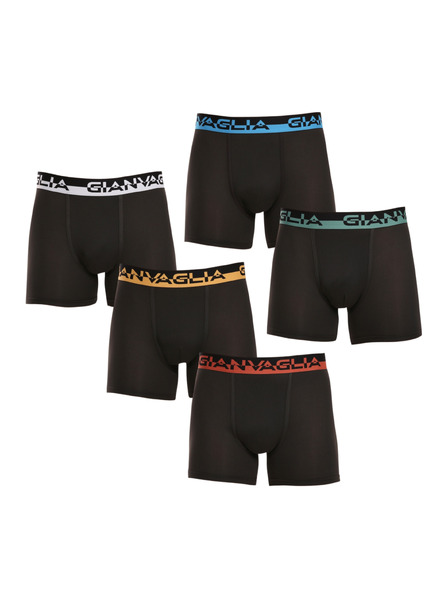 Gianvaglia Set od pet - muške bokserice Gianvaglia crne