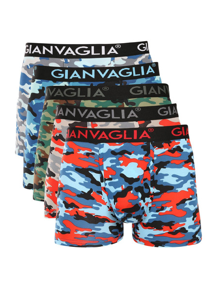 Gianvaglia Set od pet - muške bokserice Gianvaglia višebojna