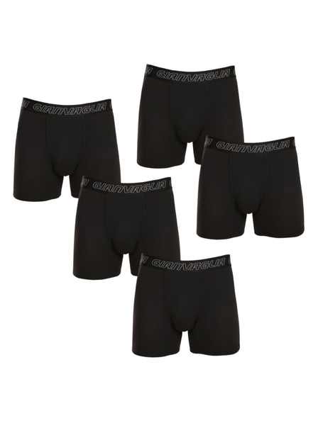 Gianvaglia Set od pet - muške bokserice Gianvaglia crne