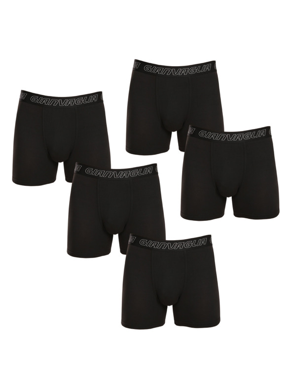Gianvaglia Set od pet - muške bokserice Gianvaglia crne