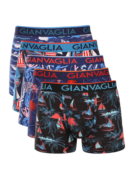 Gianvaglia Set od pet - muške bokserice Gianvaglia višebojna