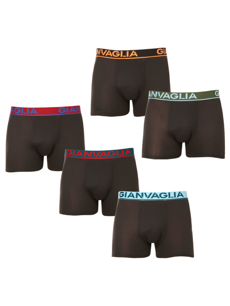Gianvaglia Set od pet - muške bokserice Gianvaglia crne