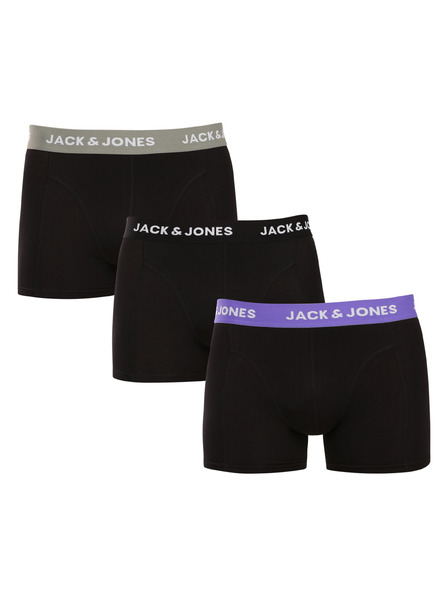 Jack & Jones Set od tri - muške bokserice Jack and Jones crne