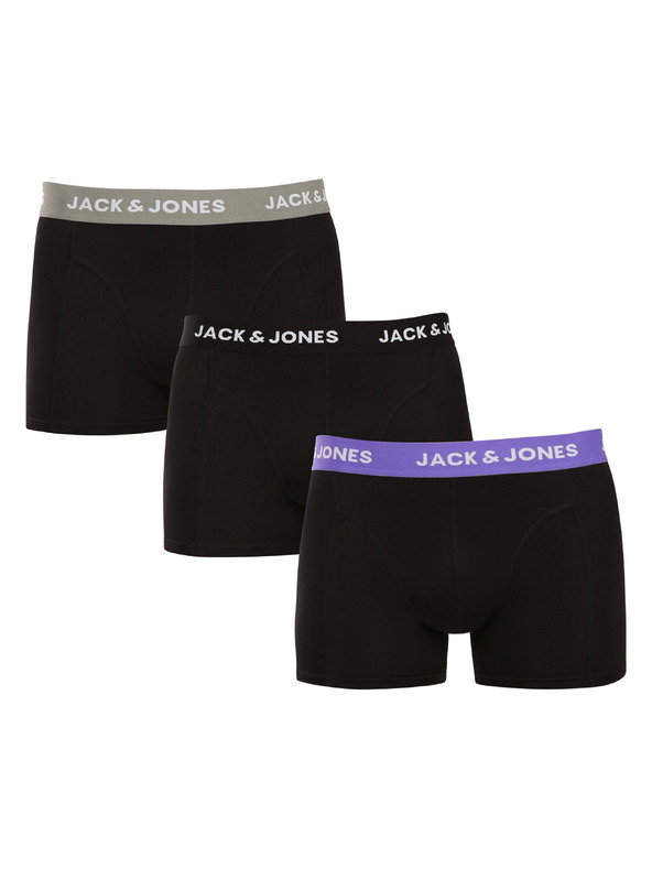 Jack & Jones Set od tri - muške bokserice Jack and Jones crne