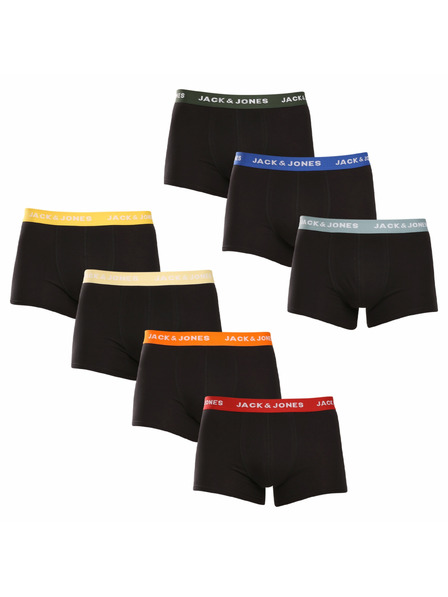 Jack & Jones Set od sedam - muške bokserice Jack and Jones crne