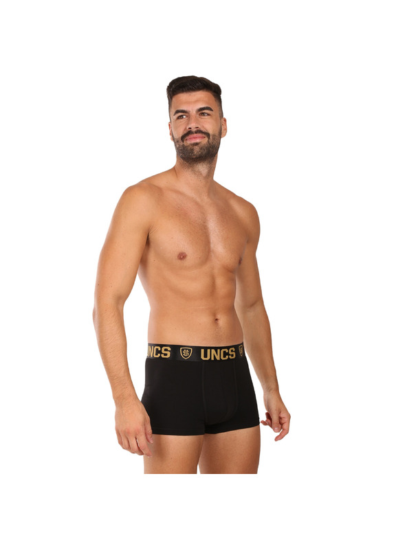 UNCS Set od pet - muške bokserice UNCS crne