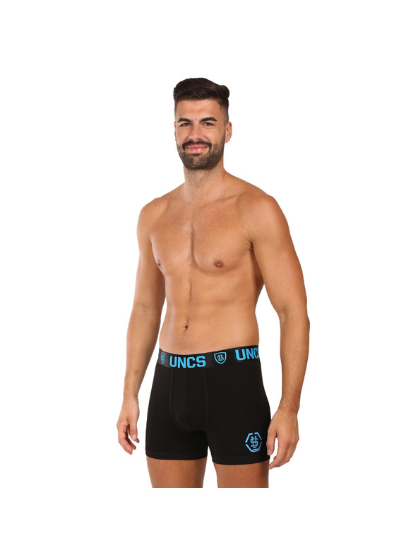UNCS Set od pet - muške bokserice UNCS crne