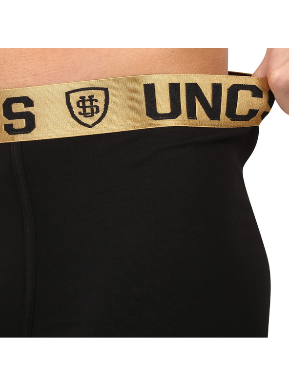 UNCS Set od pet - muške bokserice UNCS crne
