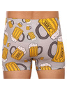 VoXX Muške bokserice VoXX šarene (Kevin-beer/big light grey)