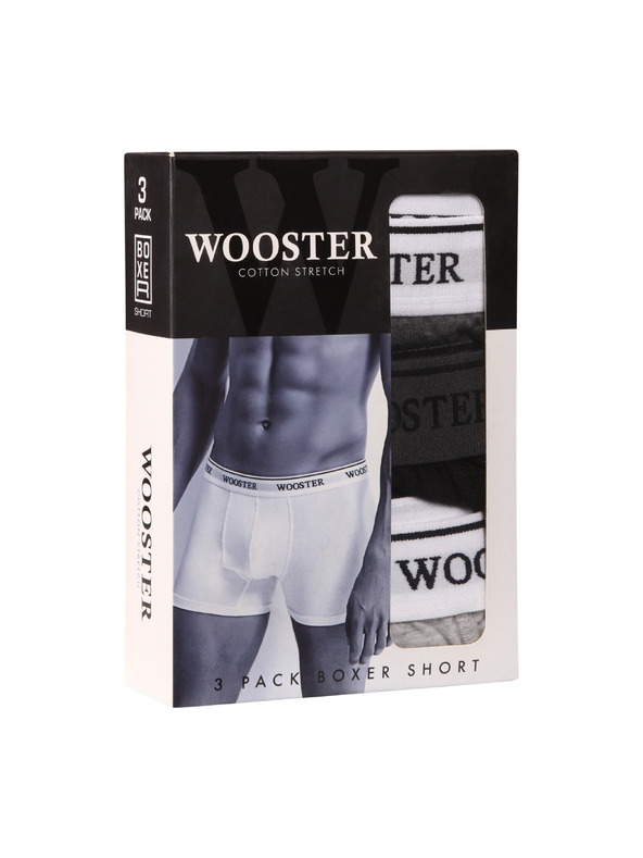 Wooster Set od tri - muške bokserice Wooster šarene