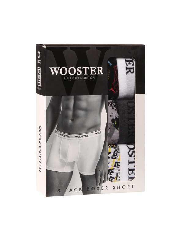 Wooster Set od tri - muške bokserice Wooster šarene