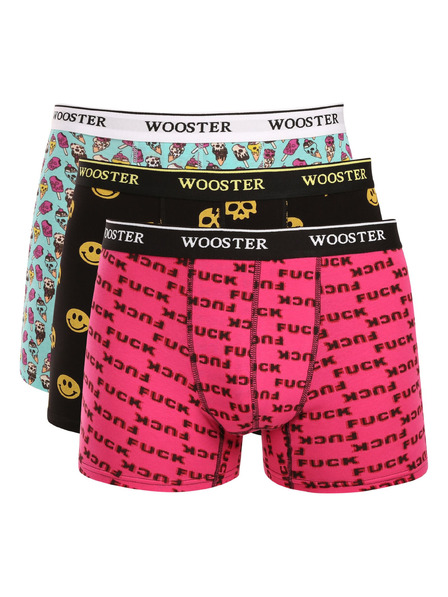 Wooster Set od tri - muške bokserice Wooster šarene