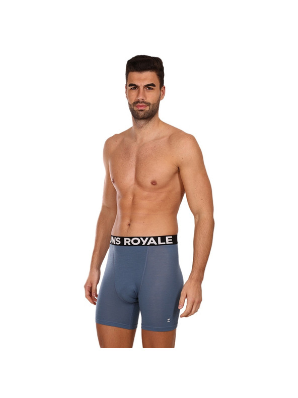 Mons Royale Muške bokserice Mons Royale merino plave
