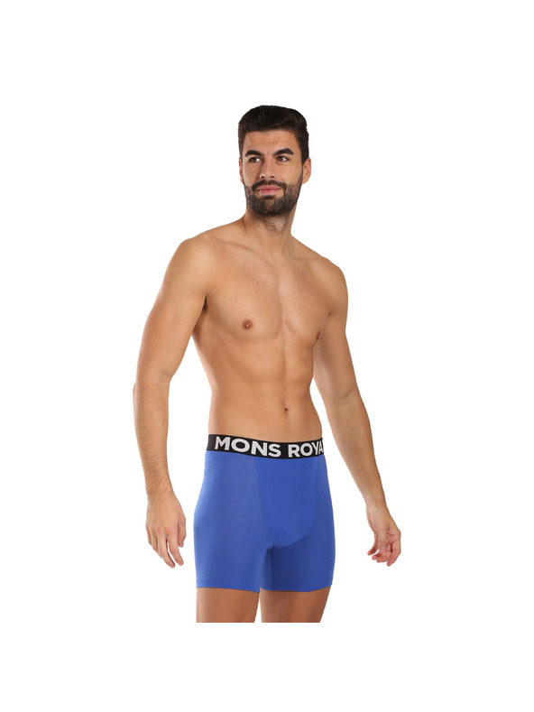 Mons Royale Muške bokserice Mons Royale merino plave
