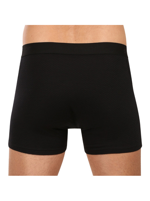 Sensor Muške gaće Sensor DF merino crne