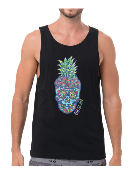 69slam Muški prsluk 69SLAM PINE SKULL BLACK
