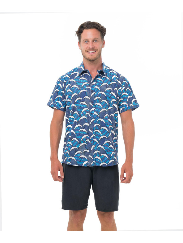 69slam Muška košulja 69SLAM BATIK WAVE