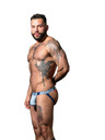 Andrew Christian Muške jocksy Andrew Christian plave ALMOST NAKED