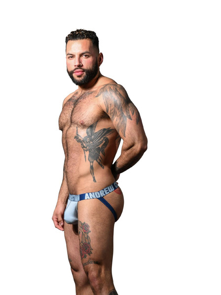 Andrew Christian Muške jocksy Andrew Christian plave ALMOST NAKED