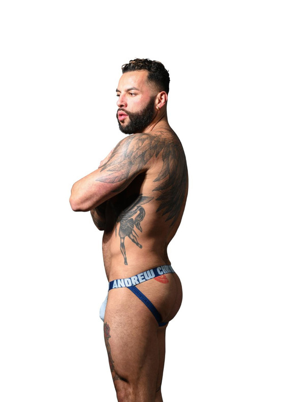Andrew Christian Muške jocksy Andrew Christian plave ALMOST NAKED