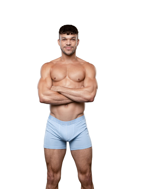 Andrew Christian Muški boksači Andrew Christian plavi MESH GYM