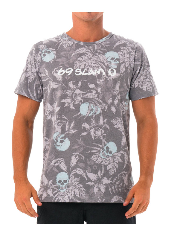 69slam Muška majica 69SLAM WILD GARDEN BLUE HANS