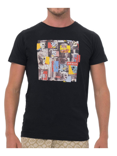 69slam Muška majica 69SLAM SKULLAGE BLACK