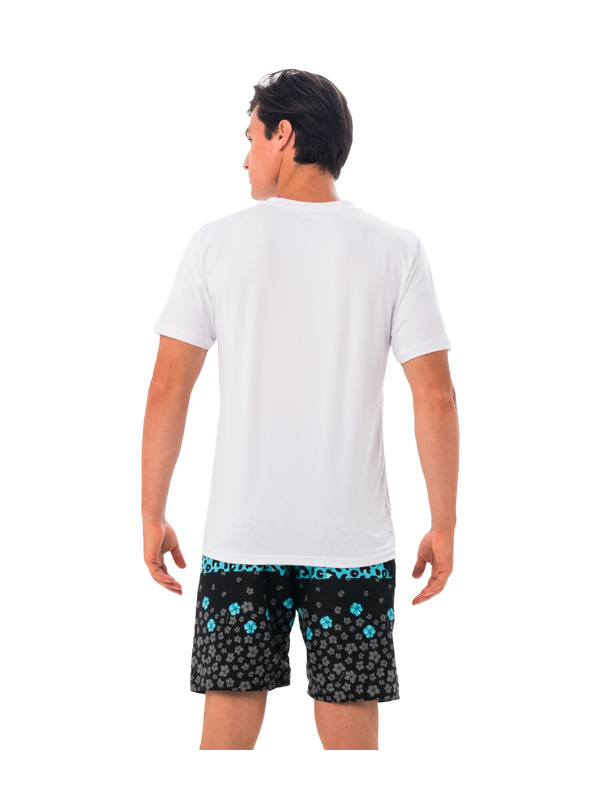 69slam Muška majica 69SLAM BUBBLE WHITE UPF +30