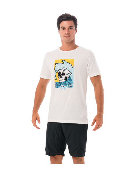 69slam Muška majica 69SLAM SKULL ISLE WHITE