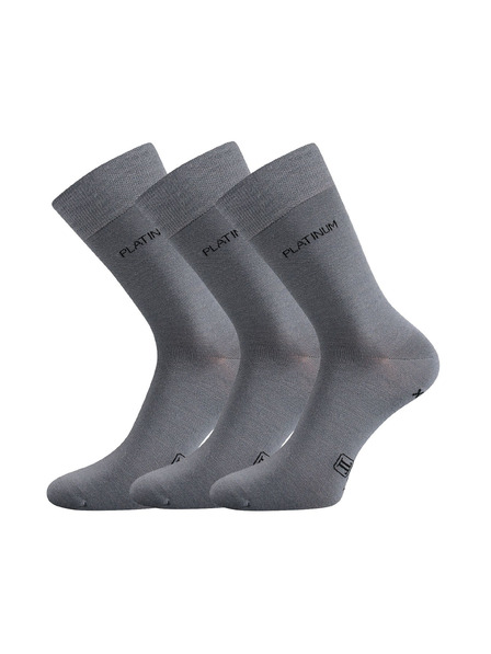 Lonka Set od tri - čarape Lonka visoke svjetlo sive