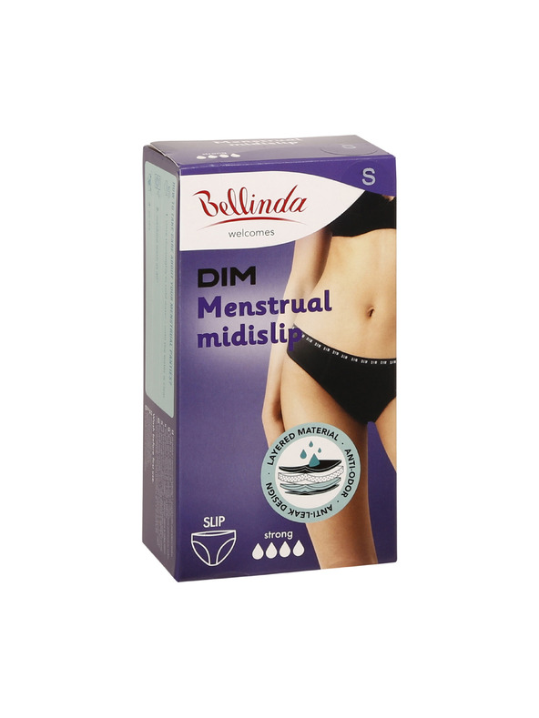 Bellinda Crne noćne i dnevne menstrualne gaćice Bellinda MENSTRUAL SLIP STRONG