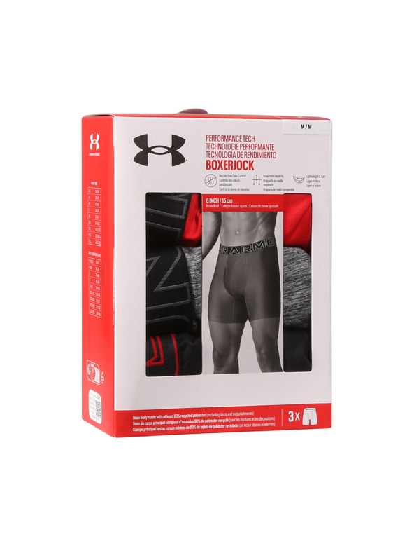 Under Armour Muške bokserice Under Armour M UA Perf Tech 6in (3 kom)