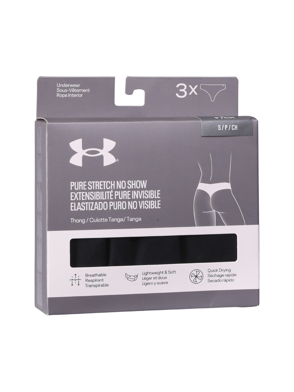 Under Armour Ženske tange Under Armour UA Pure Stretch NS (3 kom)