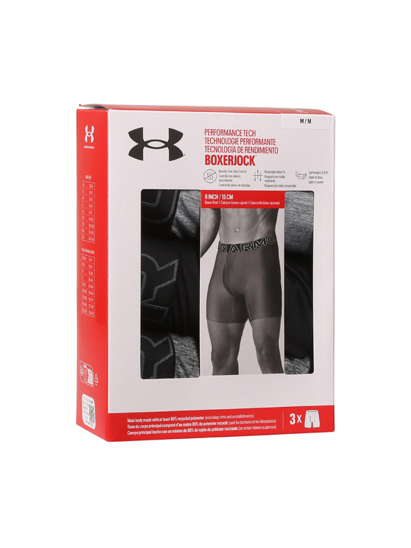 Under Armour Muške bokserice Under Armour M UA Perf Tech 6in (3 kom)
