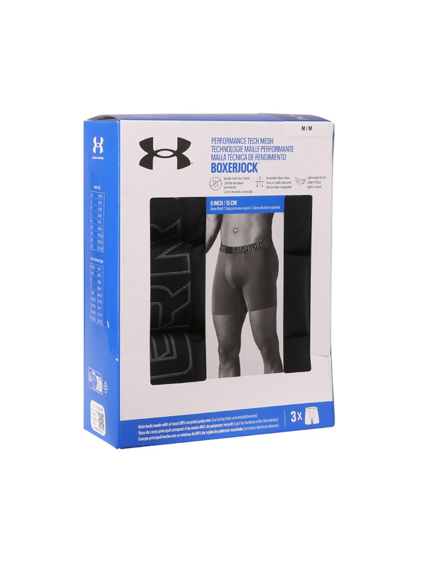 Under Armour Muške bokserice Under Armour M UA Perf Tech Mesh 6in (3kom)