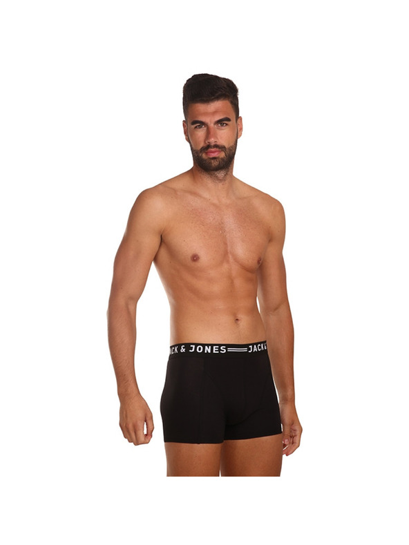 Jack & Jones Komplet od tri crne boksačice Jack & Jones Sense
