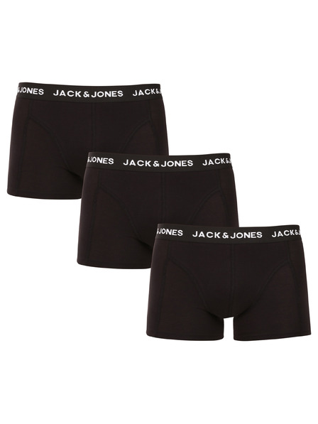 Jack & Jones Komplet od tri crne boksačice Jack & Jones Anthony