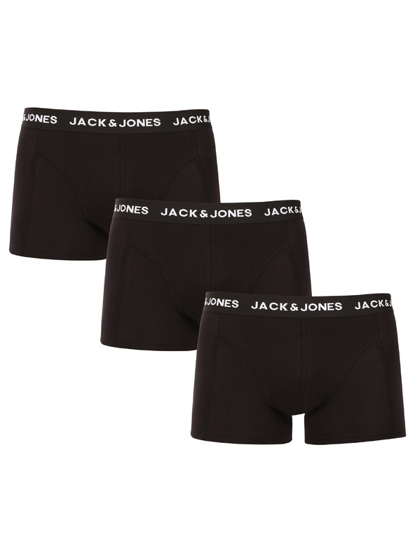 Jack & Jones Komplet od tri crne boksačice Jack & Jones Anthony