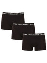 Jack & Jones Komplet od tri crne boksačice Jack & Jones Anthony